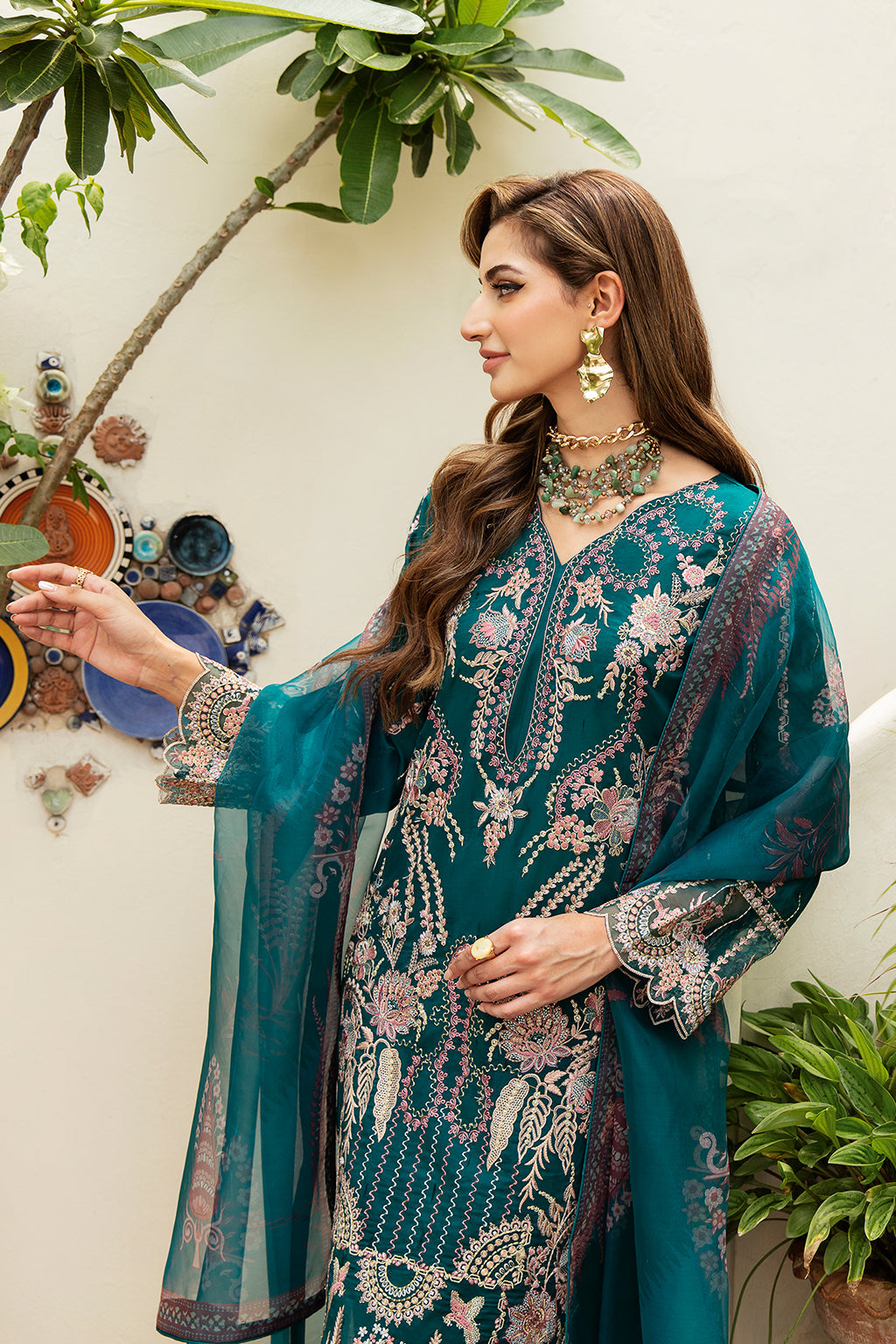 Ramsha | Luxury Lawn 24 | Y-808 - Khanumjan  Pakistani Clothes and Designer Dresses in UK, USA