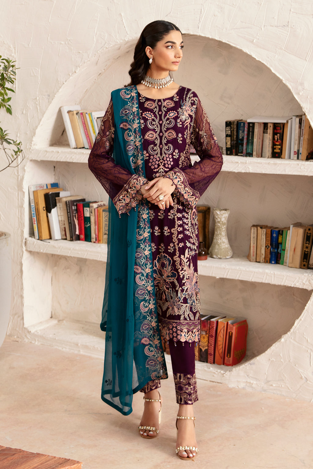 Ramsha | Rangoon Chiffon Collection 24 | D-1211 - Khanumjan  Pakistani Clothes and Designer Dresses in UK, USA