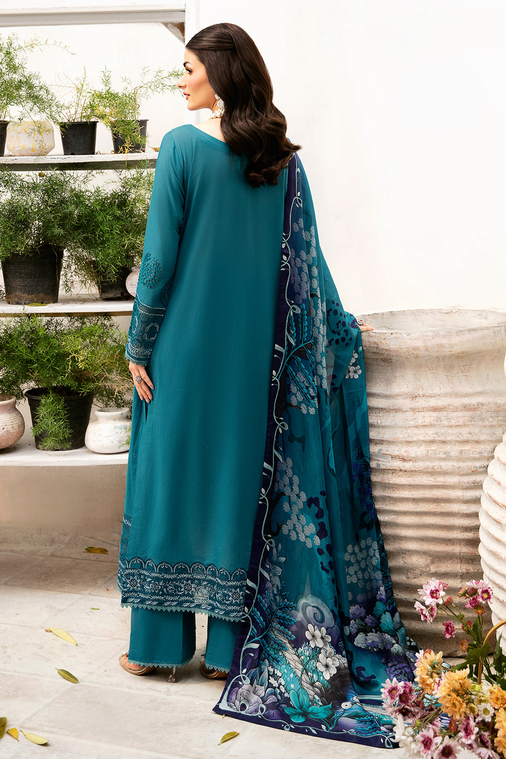 Ramsha | Andaaz Lawn Collection | Z-902 - Khanumjan  Pakistani Clothes and Designer Dresses in UK, USA