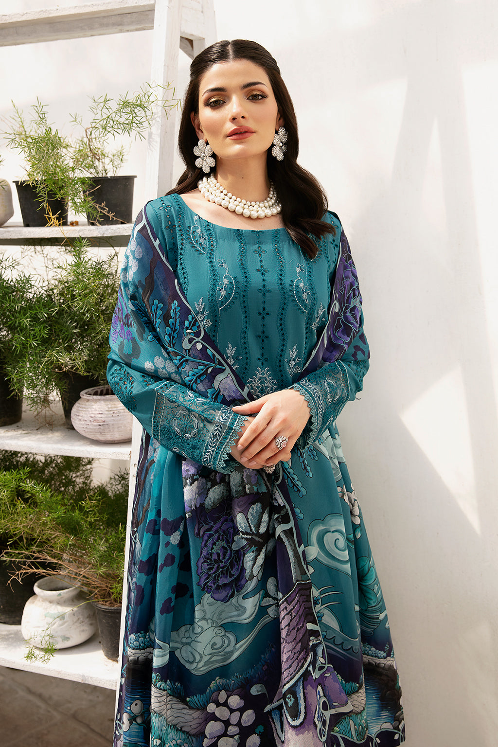 Ramsha | Andaaz Lawn Collection | Z-902 - Khanumjan  Pakistani Clothes and Designer Dresses in UK, USA