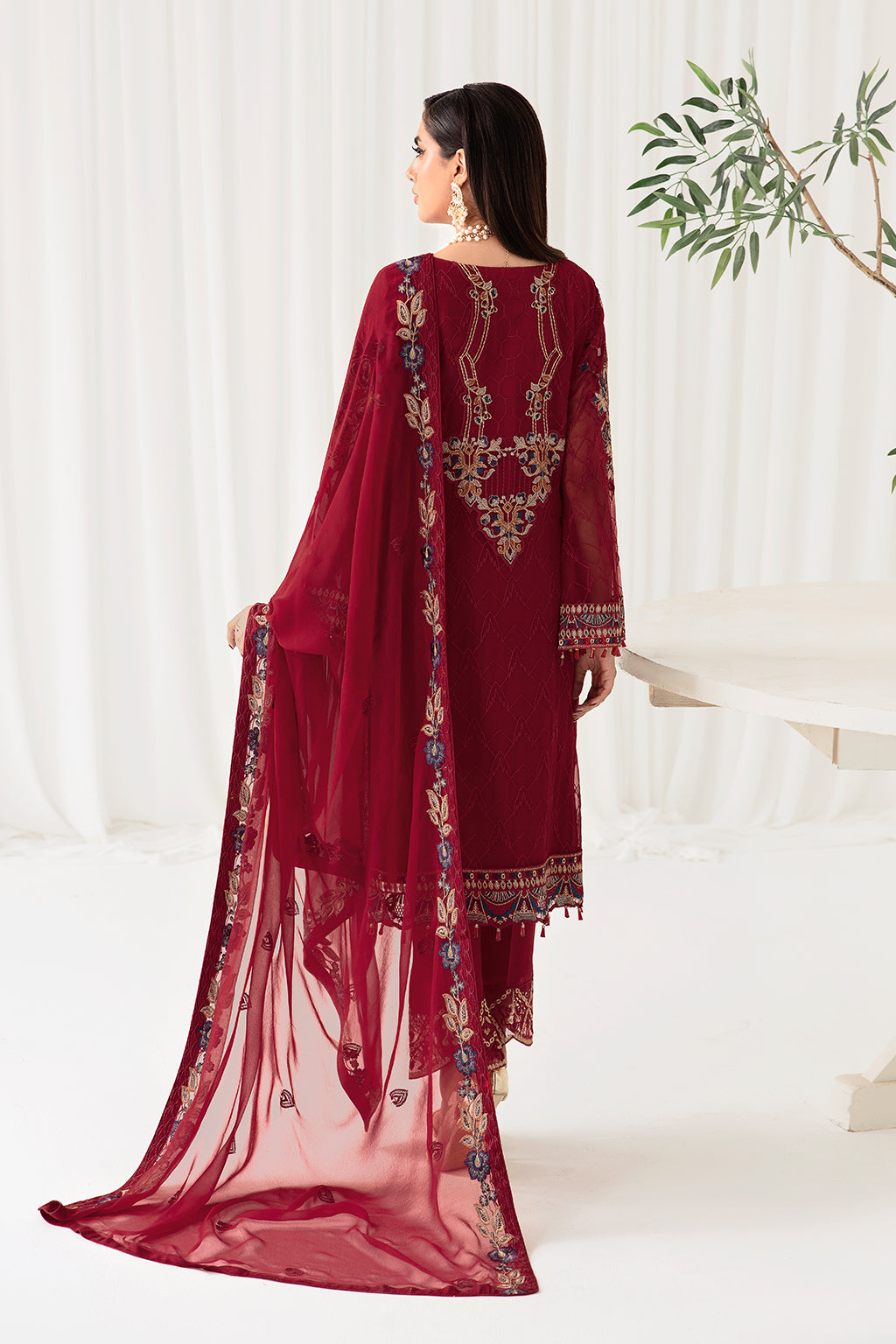 Ramsha | Rangoon Chiffon Collection 24 | D-1004 - Khanumjan  Pakistani Clothes and Designer Dresses in UK, USA