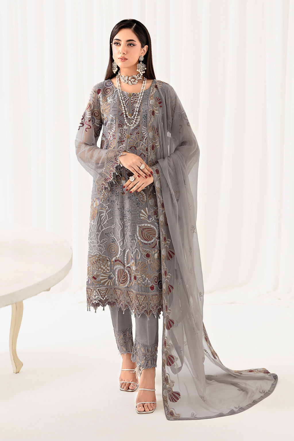 Ramsha | Rangoon Chiffon Collection 24 | D-1006 - Khanumjan  Pakistani Clothes and Designer Dresses in UK, USA