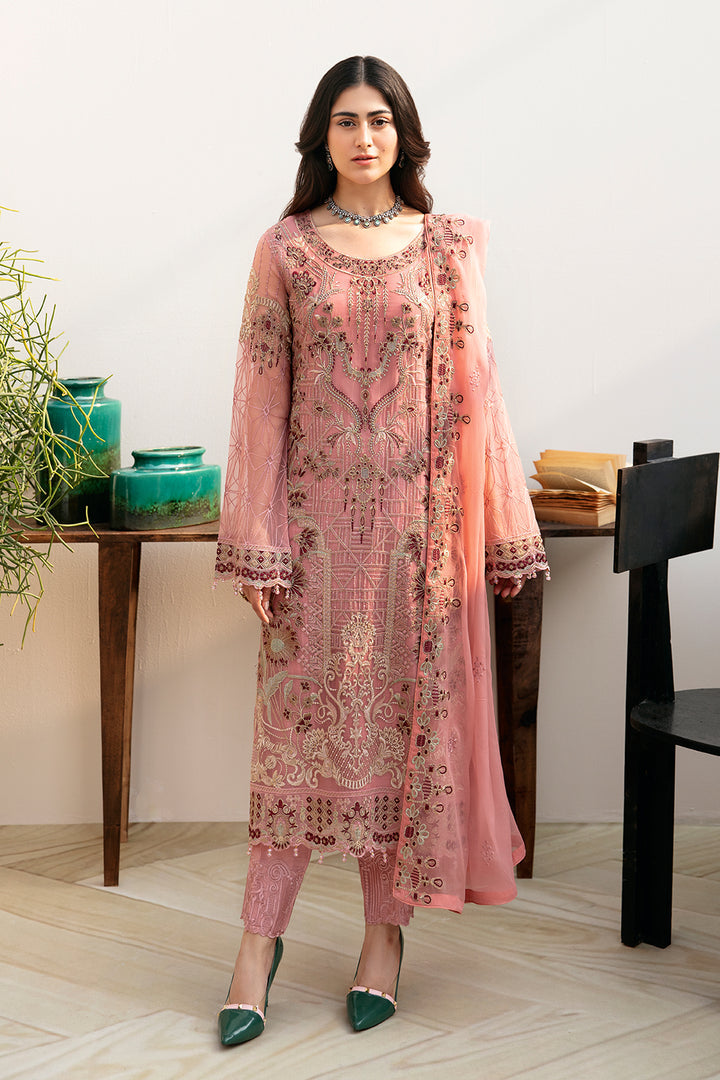 Ramsha | Chevron Chiffon Collection | A-805 - Khanumjan  Pakistani Clothes and Designer Dresses in UK, USA