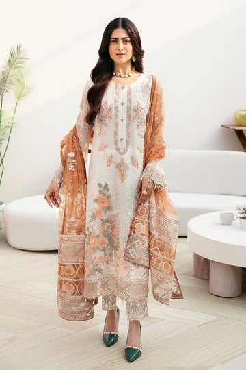 Ramsha | Chevron Chiffon Collection | A-808 - Khanumjan Pakistani Clothes and Designer Dresses in UK, USA