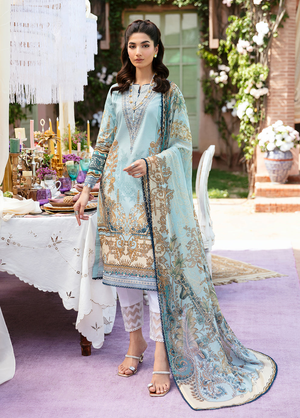 Gulaal | Summer Glow Lawn 24 | AMAYRAH (GL-L-24V3-02) - Khanumjan  Pakistani Clothes and Designer Dresses in UK, USA