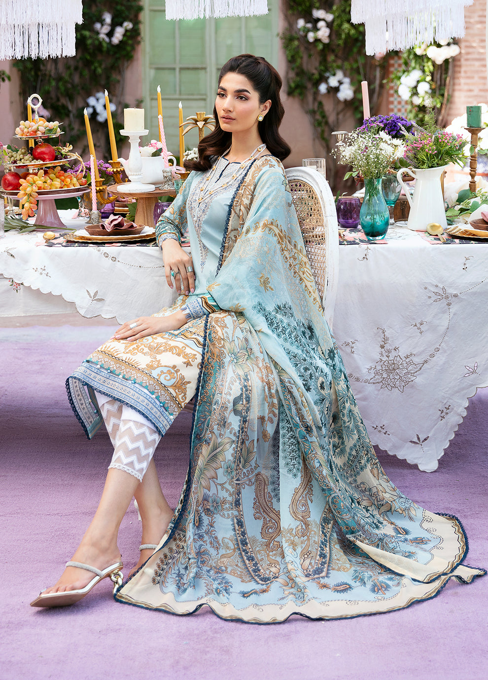Gulaal | Summer Glow Lawn 24 | AMAYRAH (GL-L-24V3-02) - Khanumjan  Pakistani Clothes and Designer Dresses in UK, USA
