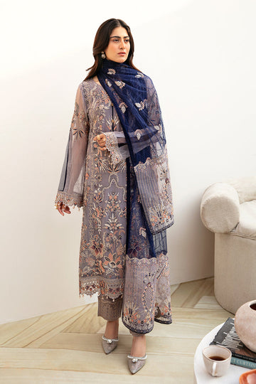 Ramsha | Chevron Chiffon Collection | A-809 - Khanumjan Pakistani Clothes and Designer Dresses in UK, USA