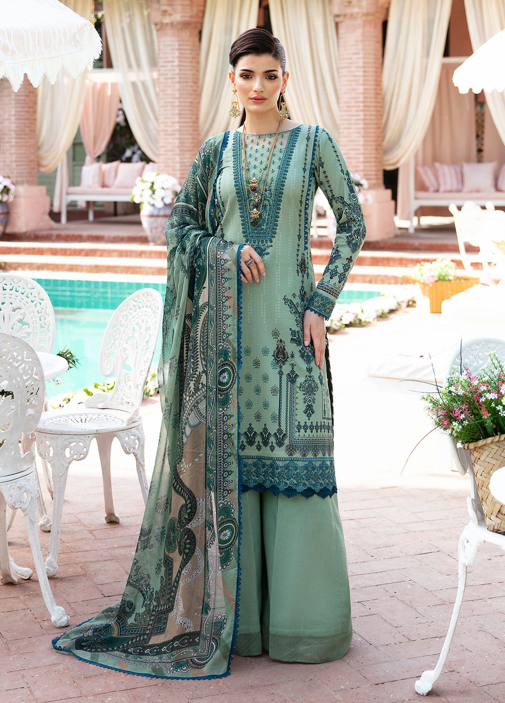 Gulaal | Summer Glow Lawn 24 | ANADIYA (GL-L-24V3-05) - Khanumjan  Pakistani Clothes and Designer Dresses in UK, USA