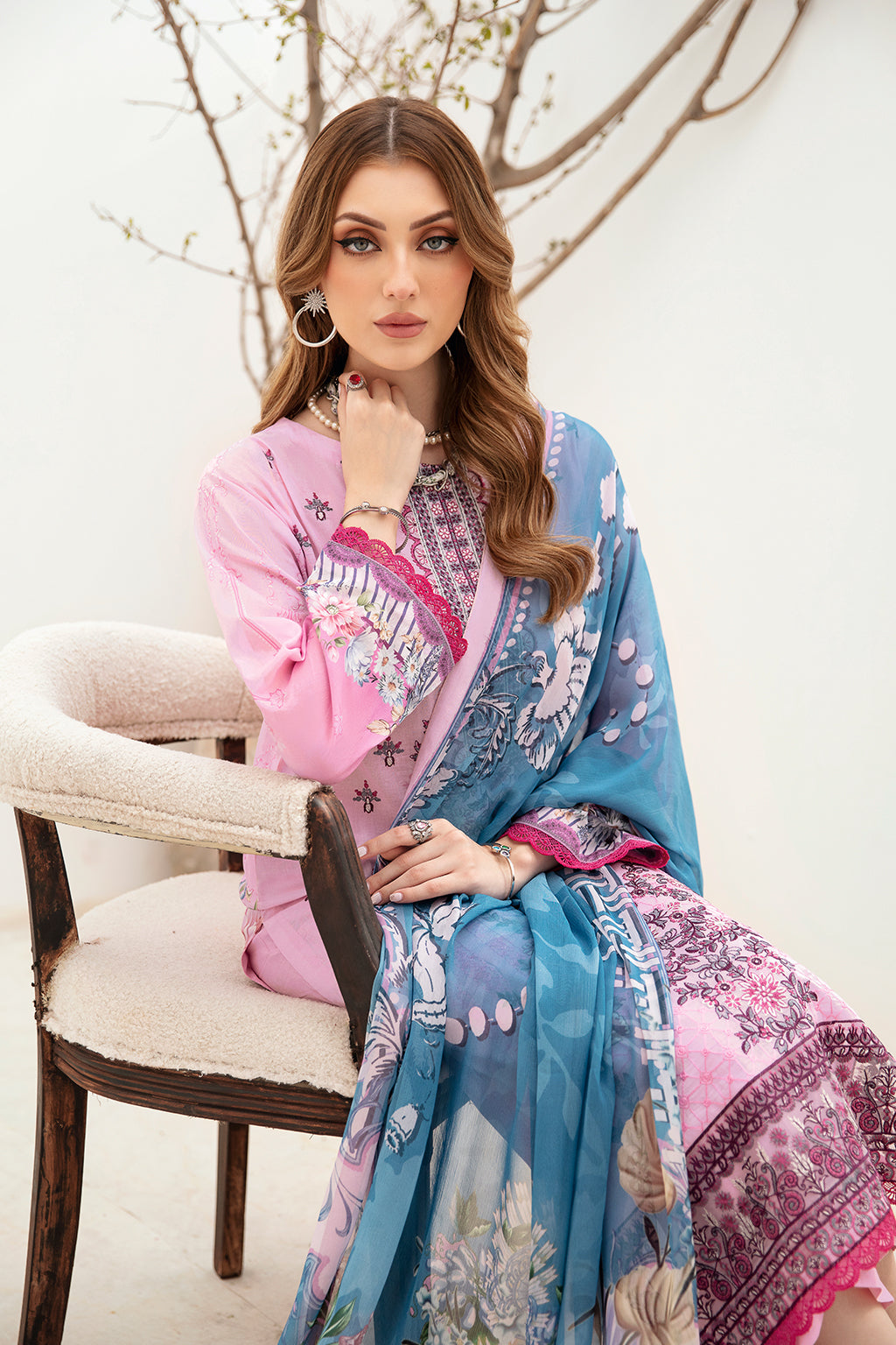 Ramsha | Ghazal Lawn 24 | G-212 - Khanumjan  Pakistani Clothes and Designer Dresses in UK, USA