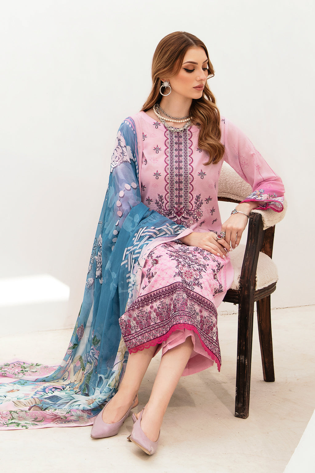 Ramsha | Ghazal Lawn 24 | G-212 - Khanumjan  Pakistani Clothes and Designer Dresses in UK, USA