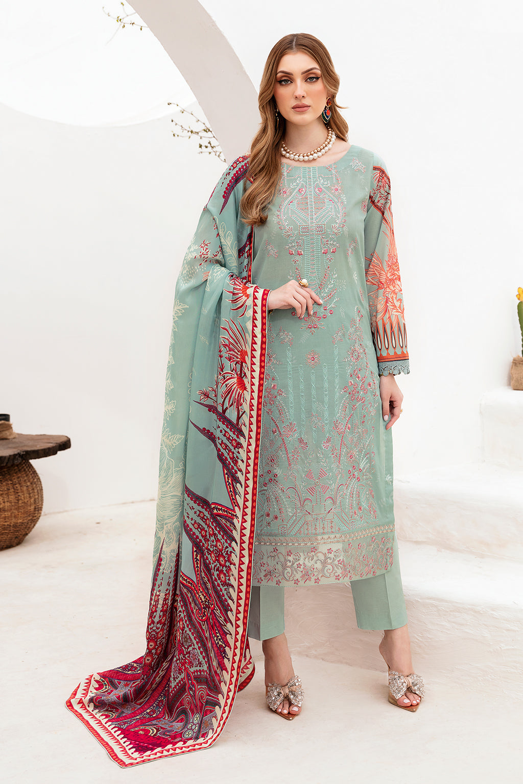 Ramsha | Ghazal Lawn 24 | G-209 - Khanumjan  Pakistani Clothes and Designer Dresses in UK, USA