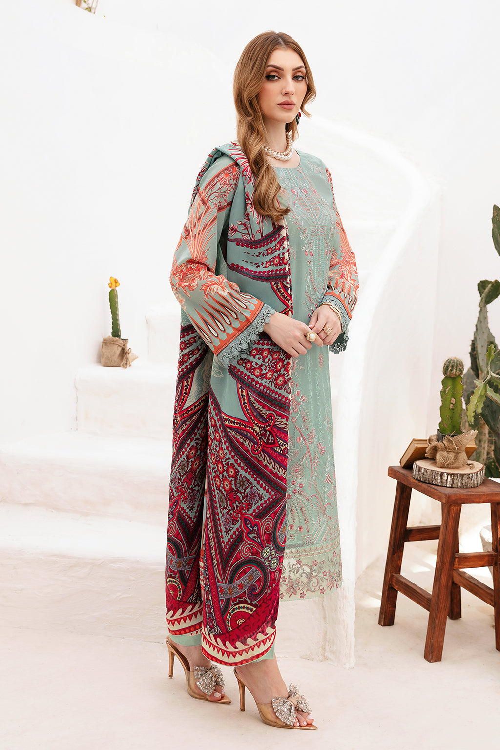Ramsha | Ghazal Lawn 24 | G-209 - Khanumjan  Pakistani Clothes and Designer Dresses in UK, USA