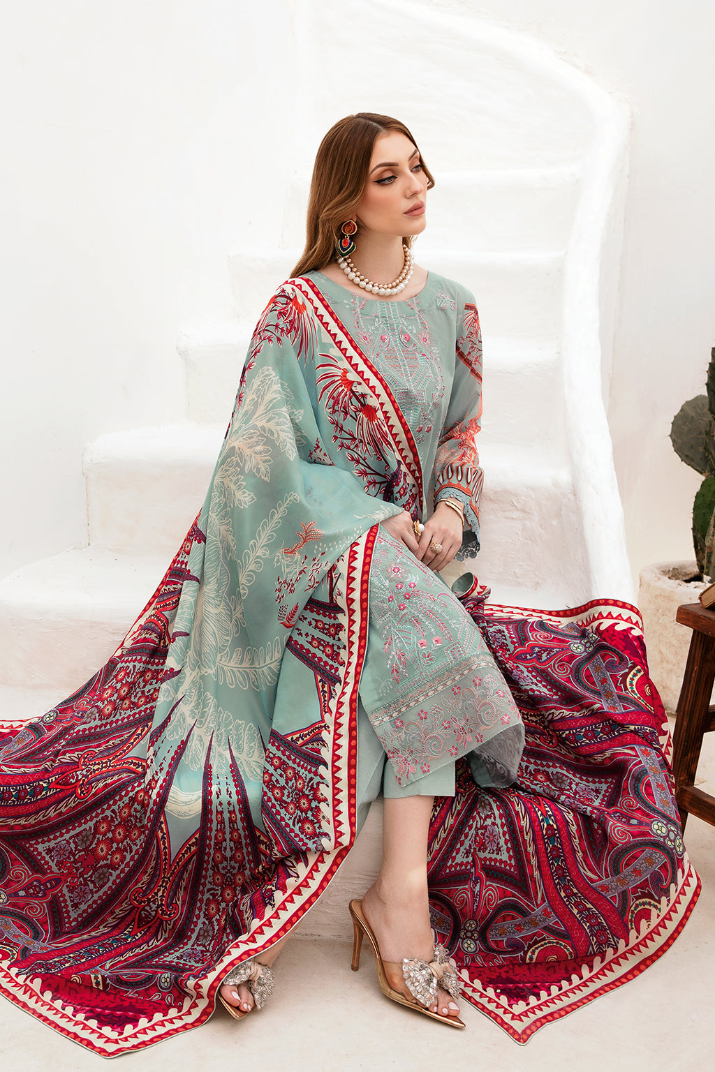 Ramsha | Ghazal Lawn 24 | G-209 - Khanumjan  Pakistani Clothes and Designer Dresses in UK, USA