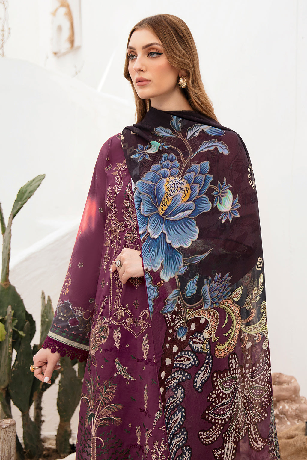 Ramsha | Ghazal Lawn 24 | G-205 - Khanumjan  Pakistani Clothes and Designer Dresses in UK, USA