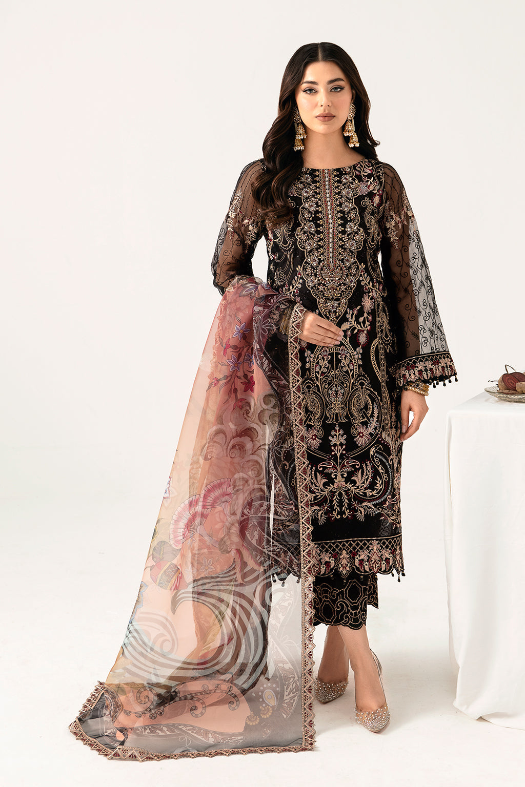 Ramsha | Minhal Organza Collection | M-1105 - Khanumjan  Pakistani Clothes and Designer Dresses in UK, USA