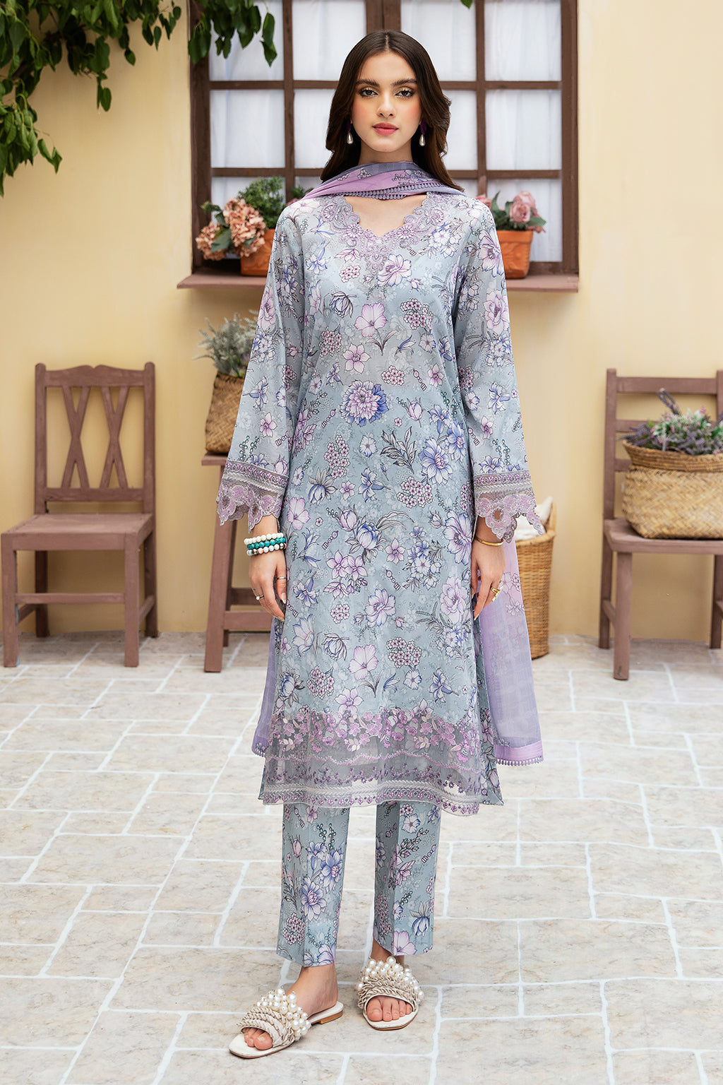 Ramsha | Rangrez Lawn Collection | N-508 - Khanumjan  Pakistani Clothes and Designer Dresses in UK, USA