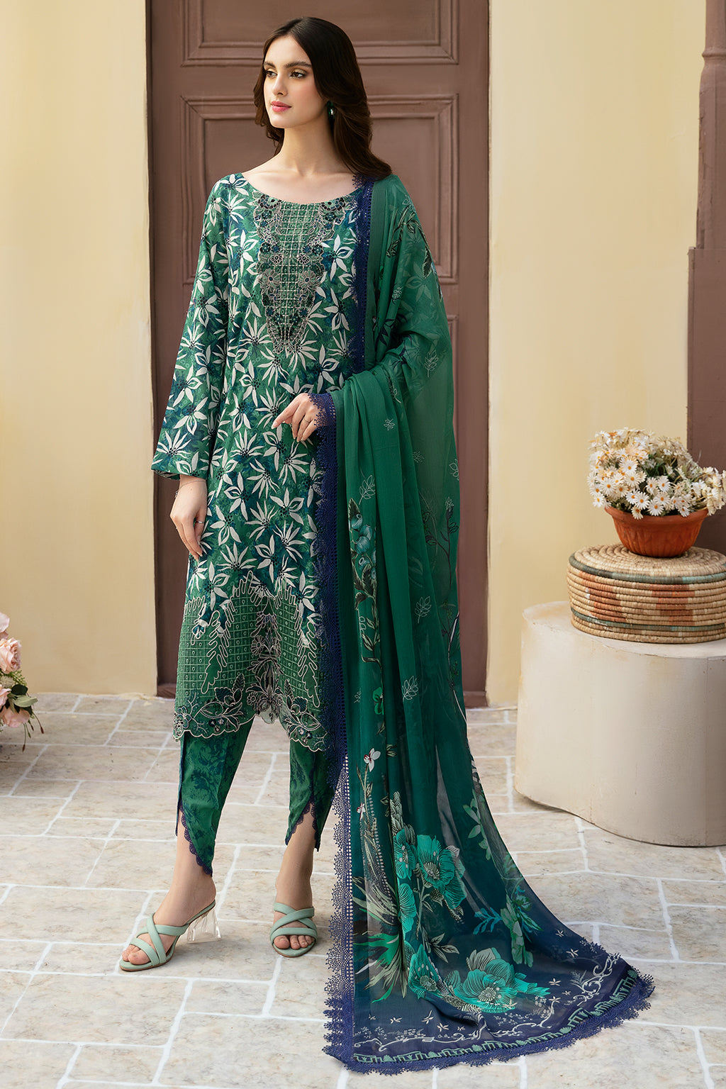 Ramsha | Rangrez Lawn Collection | N-507 - Khanumjan  Pakistani Clothes and Designer Dresses in UK, USA