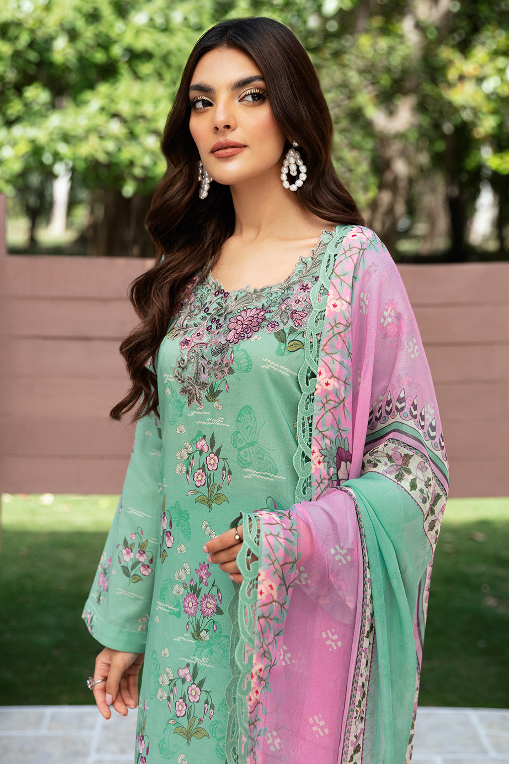 Ramsha | Rangrez Lawn Collection | N-510 - Khanumjan  Pakistani Clothes and Designer Dresses in UK, USA