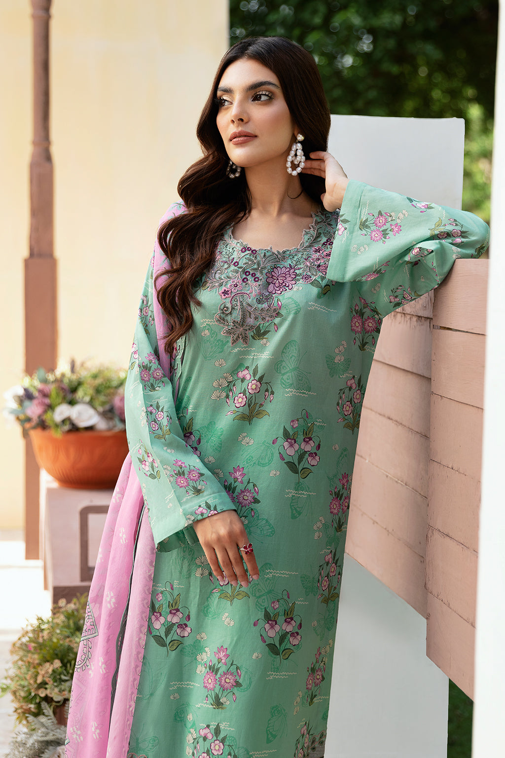 Ramsha | Rangrez Lawn Collection | N-510 - Khanumjan  Pakistani Clothes and Designer Dresses in UK, USA