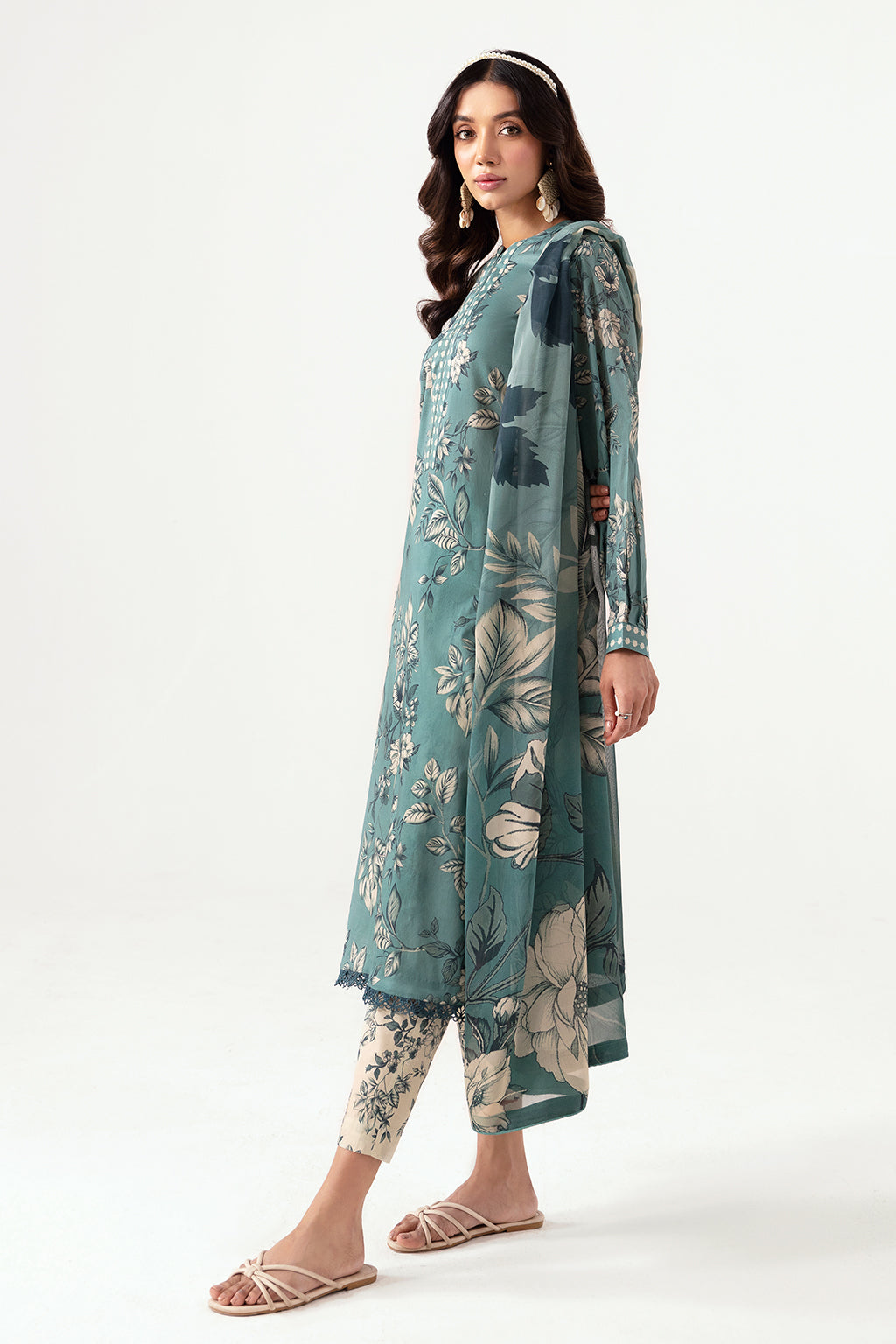 Ramsha | Pinted Lawn | RP-104 - Khanumjan  Pakistani Clothes and Designer Dresses in UK, USA