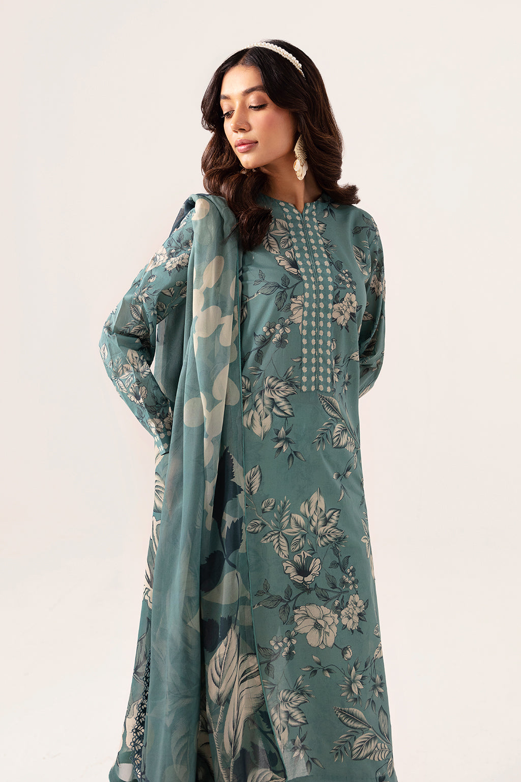 Ramsha | Pinted Lawn | RP-104 - Khanumjan  Pakistani Clothes and Designer Dresses in UK, USA