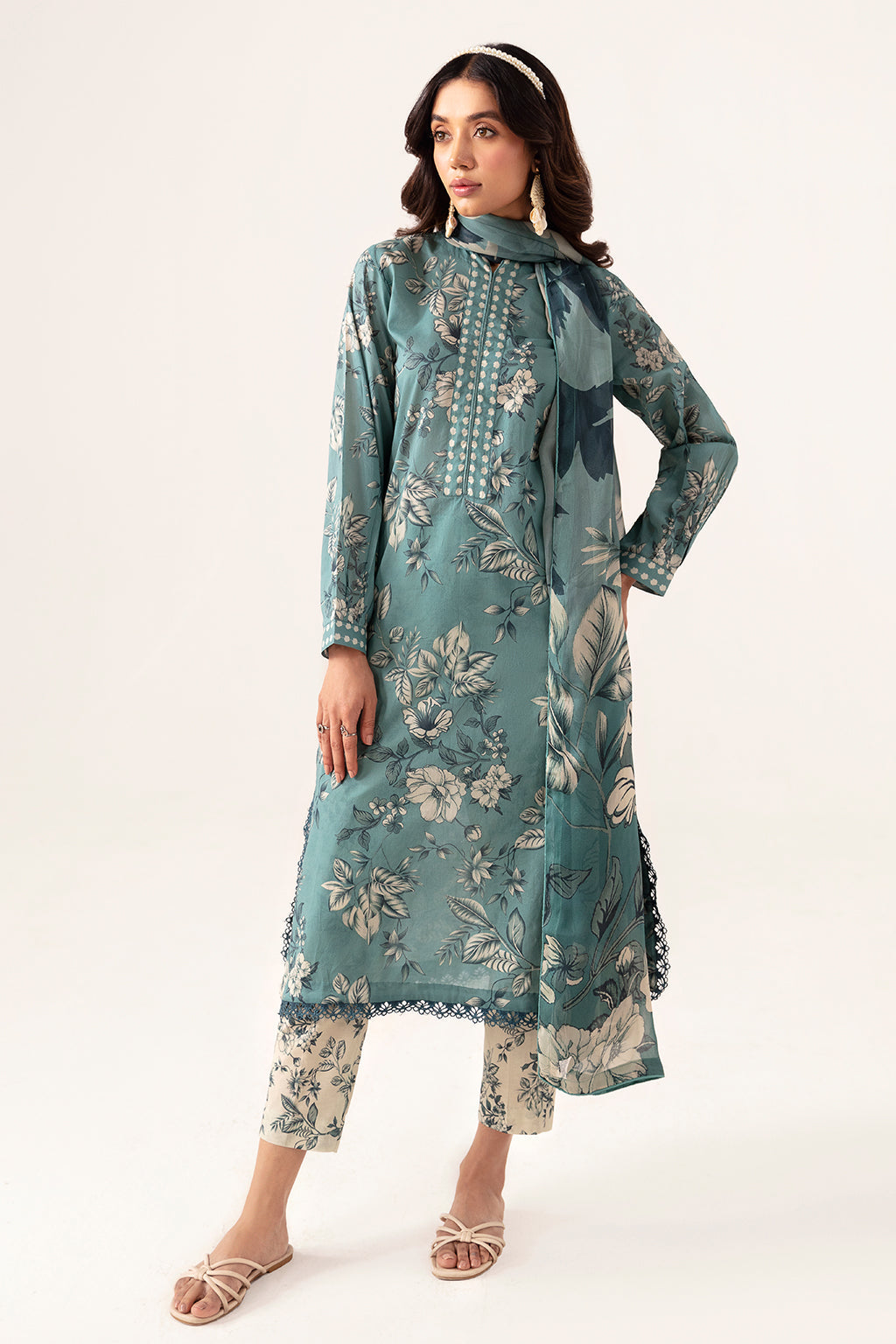 Ramsha | Pinted Lawn | RP-104 - Khanumjan  Pakistani Clothes and Designer Dresses in UK, USA