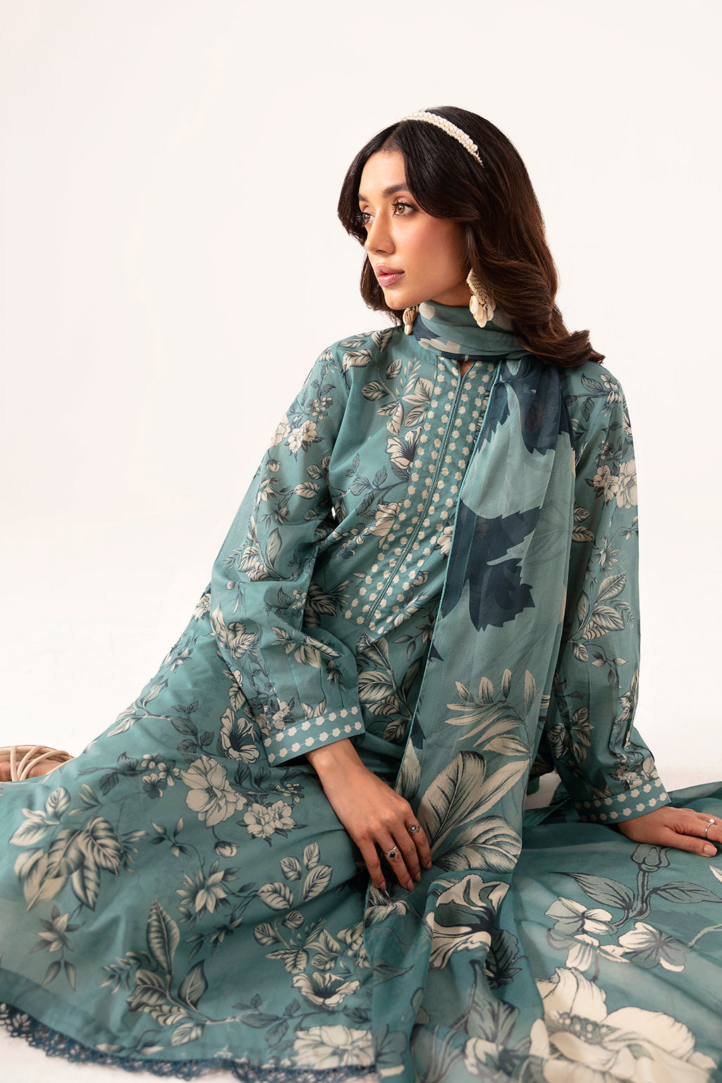 Ramsha | Pinted Lawn | RP-104 - Khanumjan  Pakistani Clothes and Designer Dresses in UK, USA
