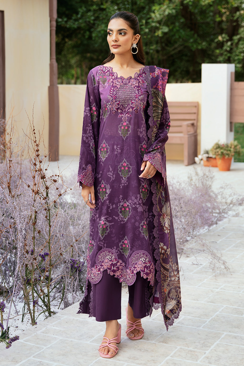 Ramsha | Rangrez Lawn Collection | N-506 - Khanumjan  Pakistani Clothes and Designer Dresses in UK, USA