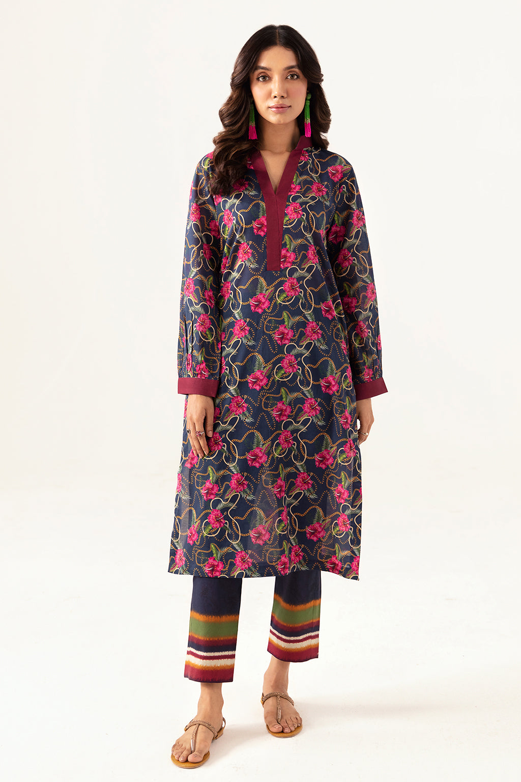Ramsha | Pinted Lawn | RP-101 - Khanumjan  Pakistani Clothes and Designer Dresses in UK, USA