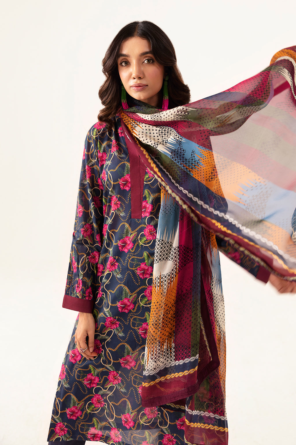 Ramsha | Pinted Lawn | RP-101 - Khanumjan  Pakistani Clothes and Designer Dresses in UK, USA