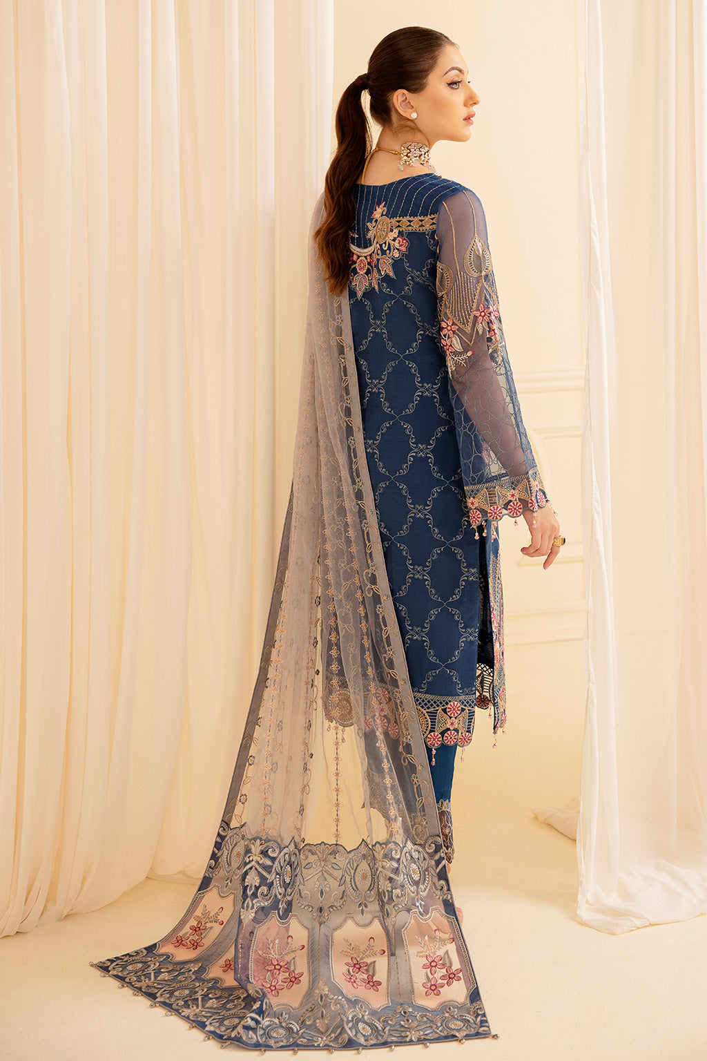 Ramsha | Minhal Organza Collection | M-701 - Khanumjan  Pakistani Clothes and Designer Dresses in UK, USA