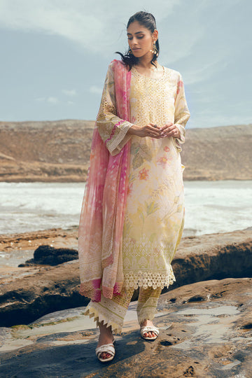 Nureh | Gardenia Lawn 24 | N-06 - Khanumjan Pakistani Clothes and Designer Dresses in UK, USA