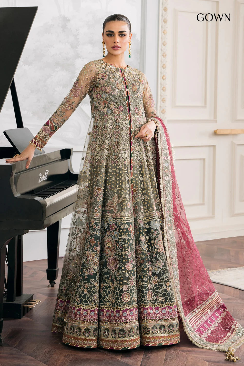Baroque | Chantelle Embroidered Collection | CH12-02 - Khanumjan  Pakistani Clothes and Designer Dresses in UK, USA