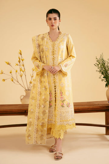 Qalamkar | Qlinekari Luxury Lawn | SQ-12 ZHAIN - Khanumjan Pakistani Clothes and Designer Dresses in UK, USA