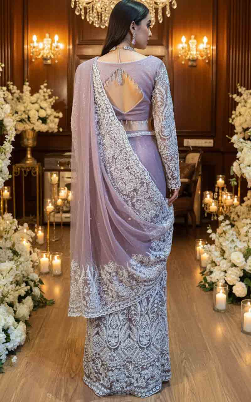 Threads and Motifs | Formal Dresses 25 | Embroidered Saree