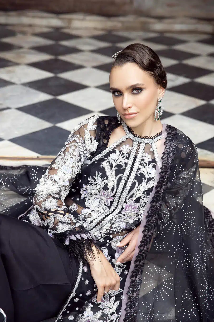 Maryam Hussain | Raha Luxury Festive 23 | Danisa - Khanumjan  Pakistani Clothes and Designer Dresses in UK, USA