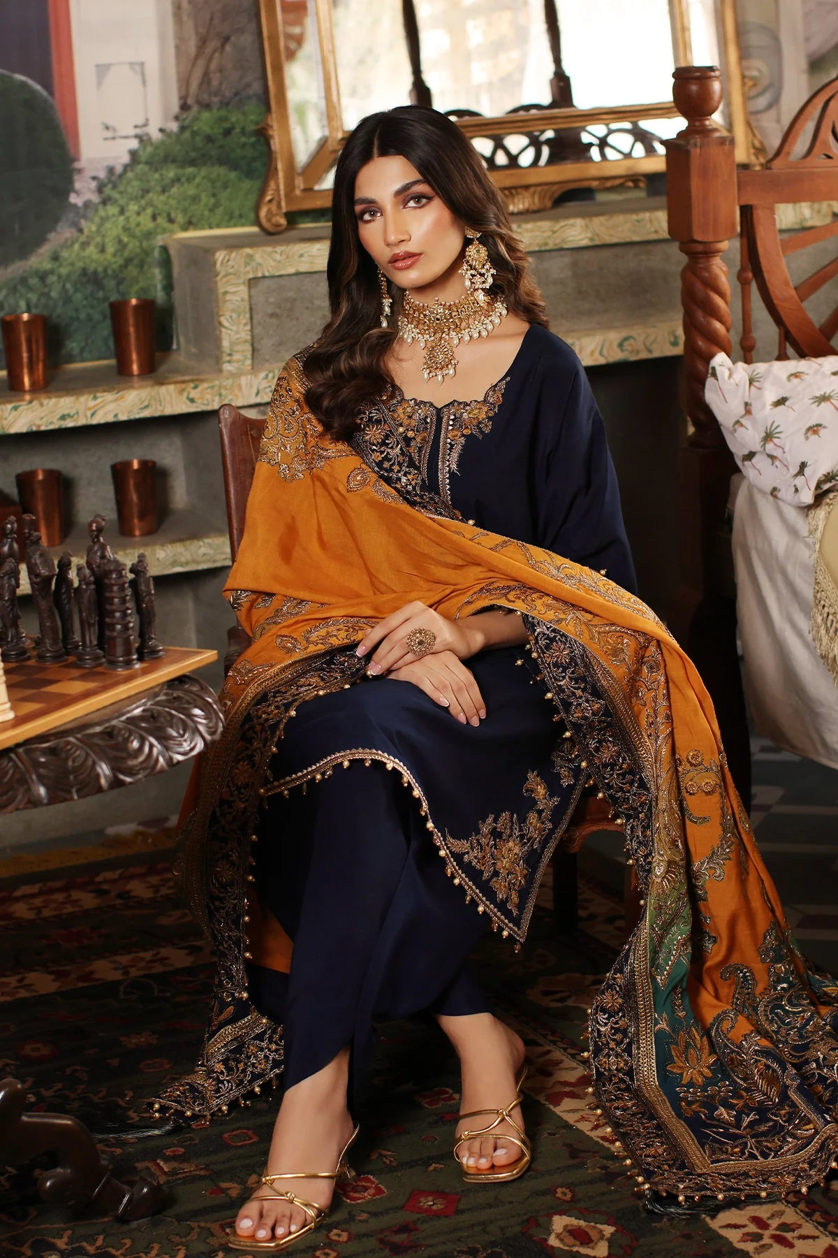 Mina Kashif | Meeral Formals 23 | MKF23-17 - Khanumjan  Pakistani Clothes and Designer Dresses in UK, USA