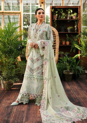 Kahf Premium | Luxury Lawn 24 | KLE-01A Margarita - Khanumjan Pakistani Clothes and Designer Dresses in UK, USA