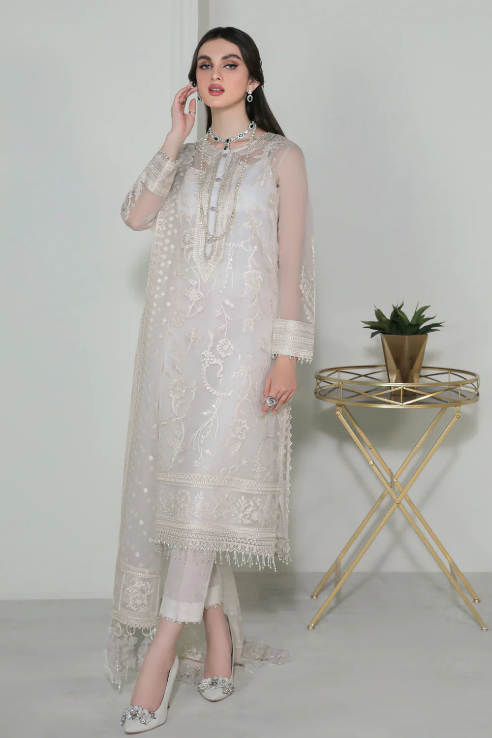 Baroque | Formals Collection | UF-186 - Khanumjan  Pakistani Clothes and Designer Dresses in UK, USA