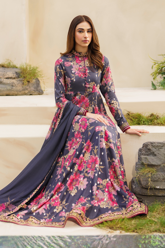 Iznik | Exclusive Lawn | SFL-12 EMBROIDERED LAWN - Khanumjan  Pakistani Clothes and Designer Dresses in UK, USA