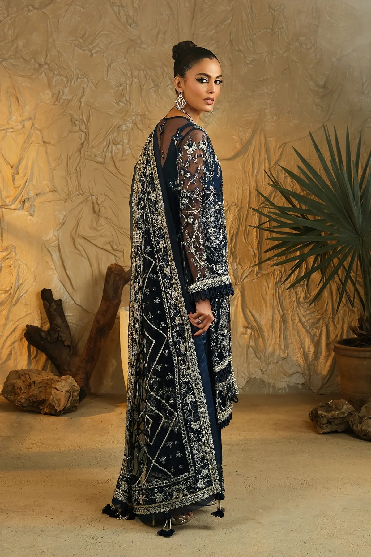 Mina Kashif | Kahani Luxury Formals 23 | Emerald - Khanumjan  Pakistani Clothes and Designer Dresses in UK, USA