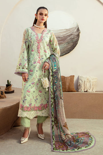 AJR Couture | Alif Affordable Lawn 24 | MINT MAGIC - Khanumjan Pakistani Clothes and Designer Dresses in UK, USA
