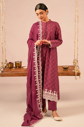 Cross Stitch | Mahiri Embroidered Lawn 24 | VIOLET QUARTZ - Khanumjan Pakistani Clothes and Designer Dresses in UK, USA