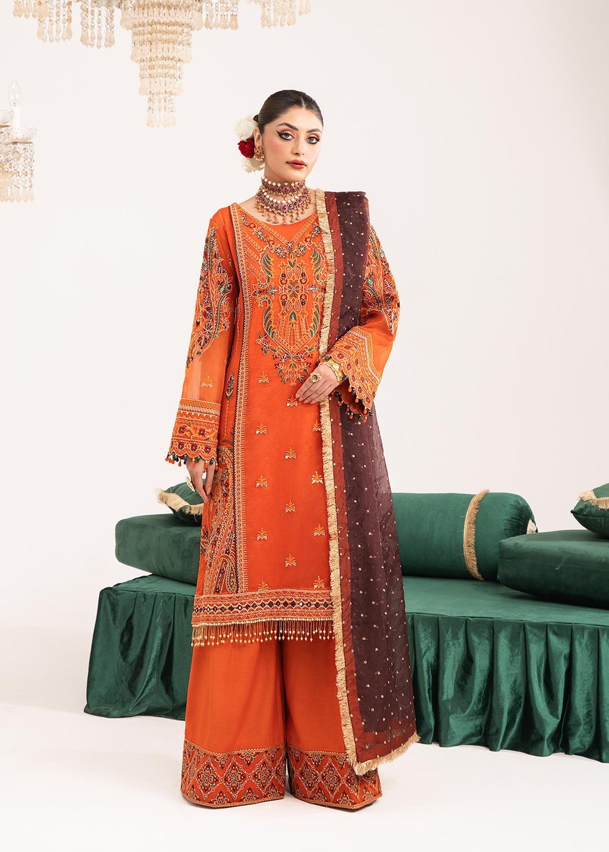 Dastoor | Sajni Luxury Eid Collection 24 | Ruby - Khanumjan  Pakistani Clothes and Designer Dresses in UK, USA