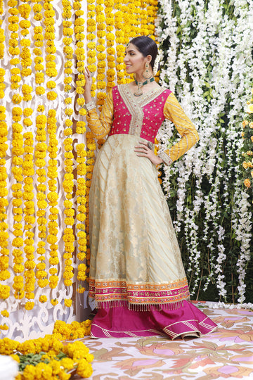 Wahajmbegum | Mehrunnisa Wedding Formals | CHATAPATI ANARKALI - Khanumjan Pakistani Clothes and Designer Dresses in UK, USA