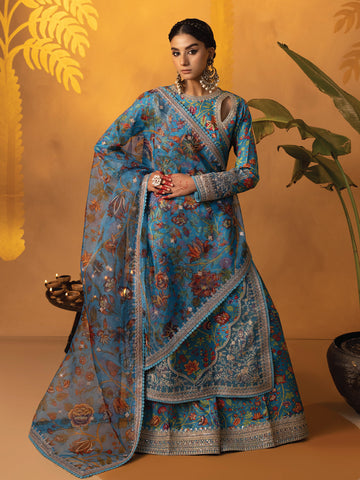 Faiza Faisal | Signature Pret Eid Edit | Oceane - Khanumjan Pakistani Clothes and Designer Dresses in UK, USA