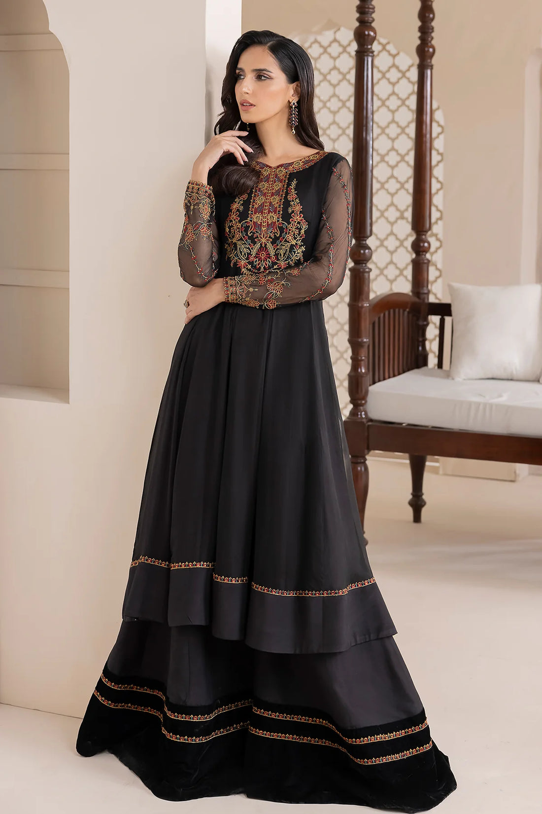 Baroque | Formals Collection | UF-417 - Khanumjan  Pakistani Clothes and Designer Dresses in UK, USA