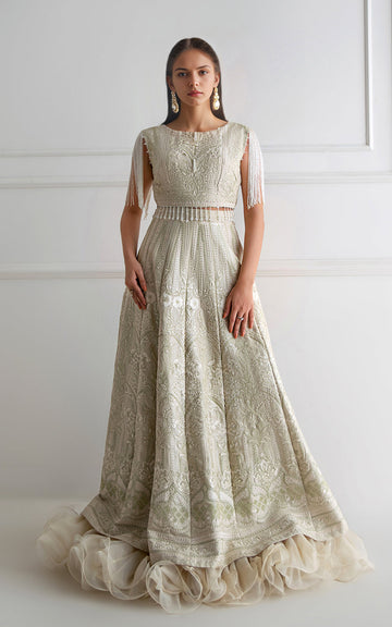 Threads and Motifs | Formal Dresses 25 | Embroidered Blouse With Lehenga