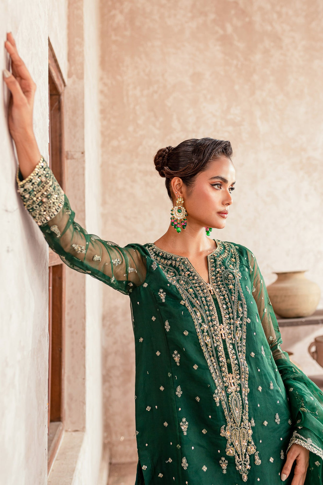 Batik | Desire Formal Dresses | Pine Green - Khanumjan  Pakistani Clothes and Designer Dresses in UK, USA