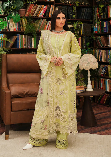Kahf Premium | Luxury Lawn 24 | KLE-05A Ambrosia - Khanumjan Pakistani Clothes and Designer Dresses in UK, USA